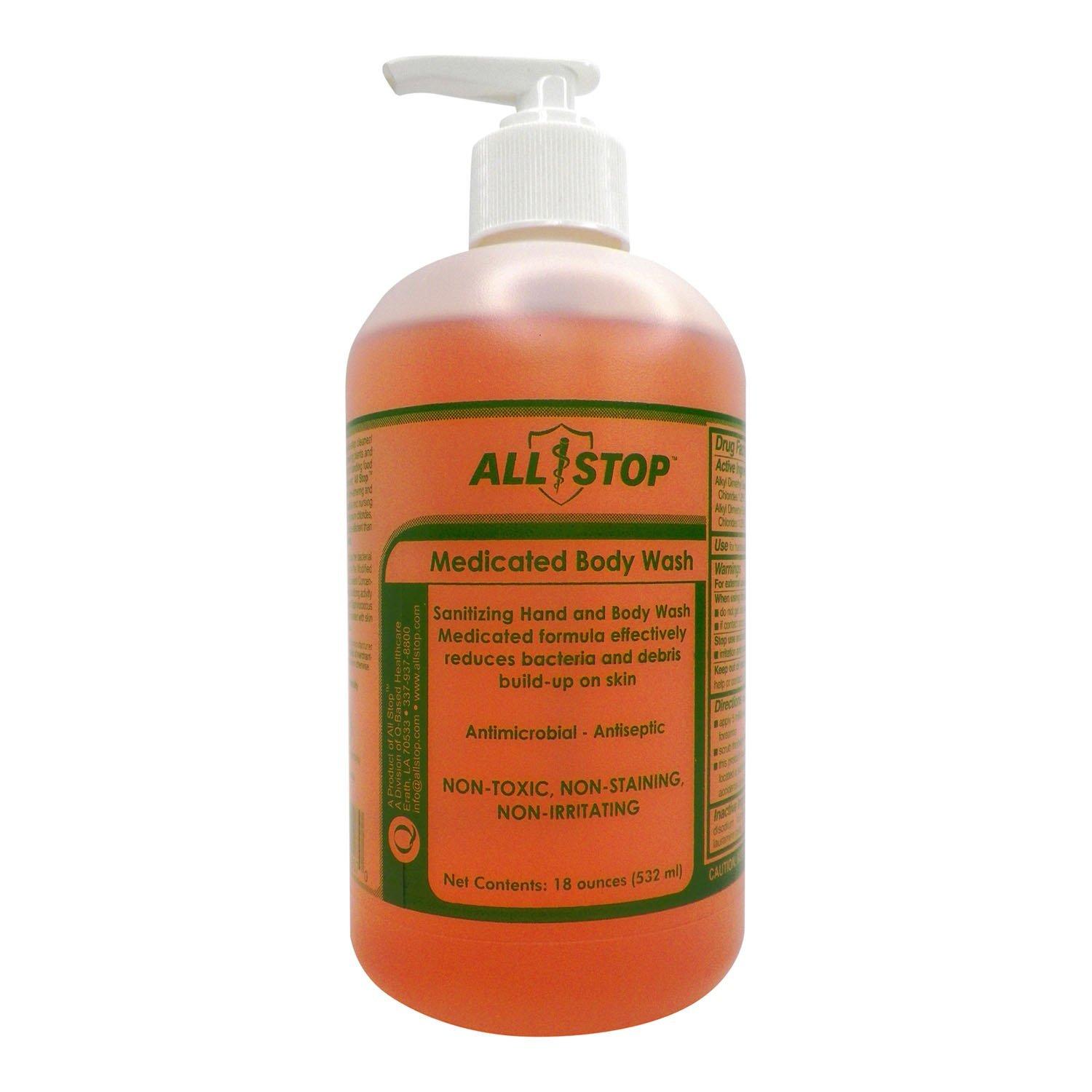 All Stop Medicated Body Wash Effective Against Skin Irritations and